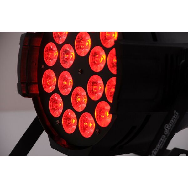 PAR LED RGBW 18x10 WATT FULL COLOR PROFESSIONALE DMX PROGRAMMABILE EXTREME SOUND