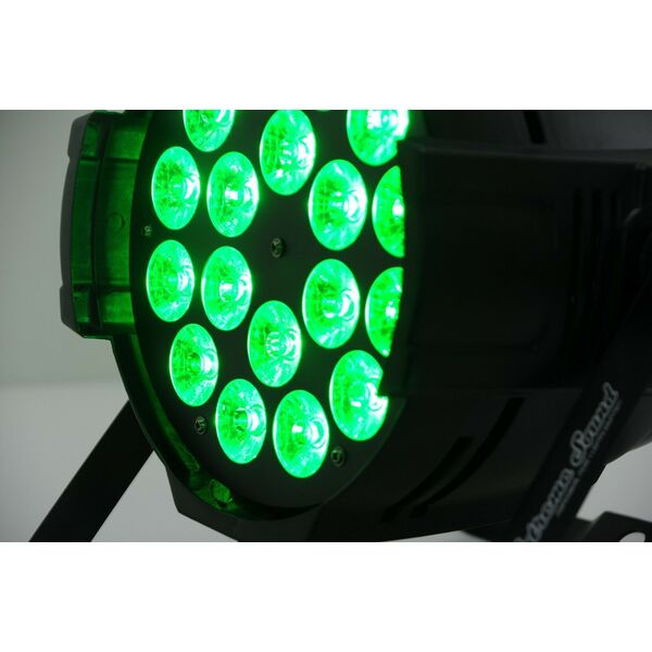 PAR LED RGBW 18x10 WATT FULL COLOR PROFESSIONALE DMX PROGRAMMABILE EXTREME SOUND