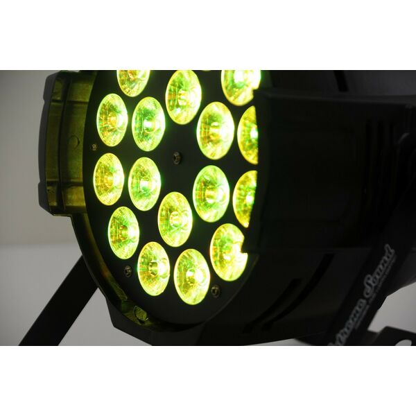 PAR LED RGBW 18x10 WATT FULL COLOR PROFESSIONALE DMX PROGRAMMABILE EXTREME SOUND