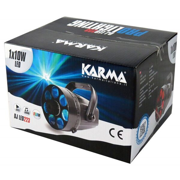 KARMA Italiana DJ LED223 effetto luce led DJ 10w quad