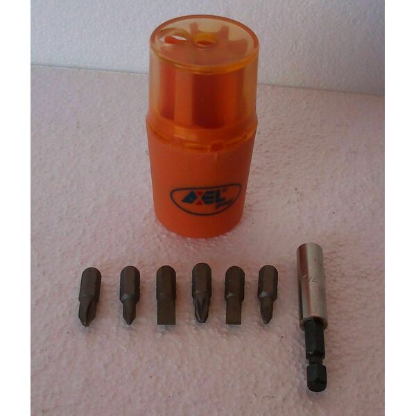 Set Serie 7 Pezzi di Inserti Taglio Croce per cacciavite Trapano Avvitatore