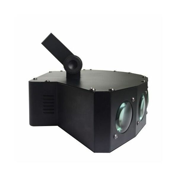 EFFETTO LUCE PSICHEDELICHE DISCOTECA DJ LED 8 LENTI DMX RGBW MULTICOLOR PALCO