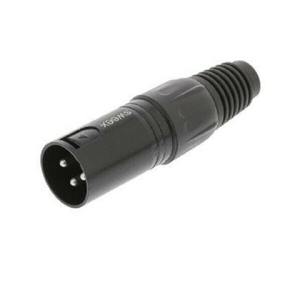 Connettore Spina Jack Cannon XLR Maschio in metallo 3 poli per mixer - casse