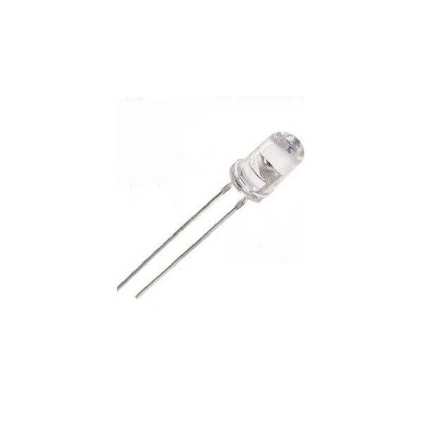 Diodo LED 5mm trasparente – blu alta luminosita’ superluminoso