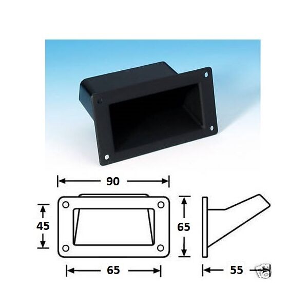 Maniglia in plastica per casse acustiche