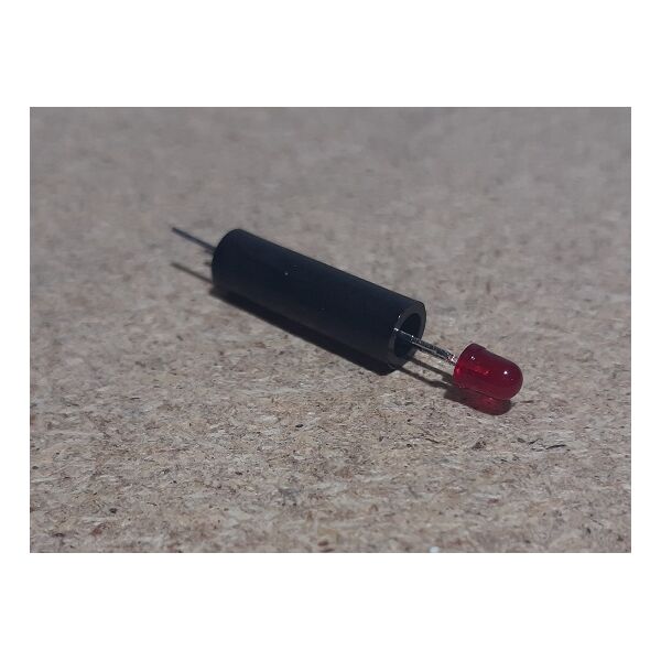 Diodo Led 3mm Rosso con Supporto