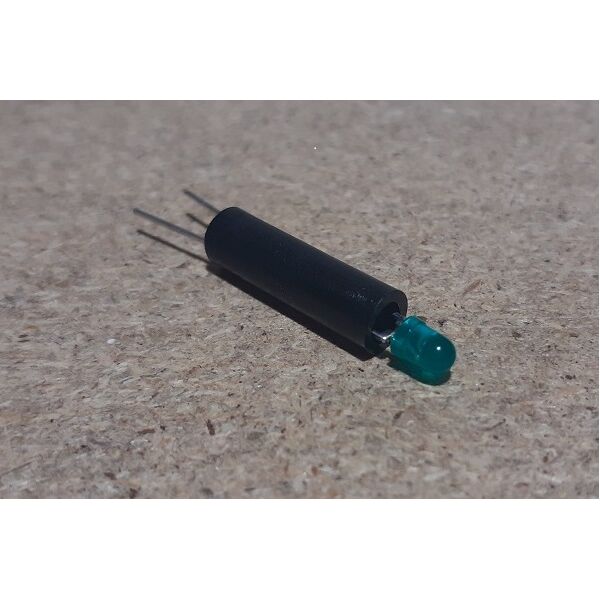 Diodo Led 3mm Verde con Supporto