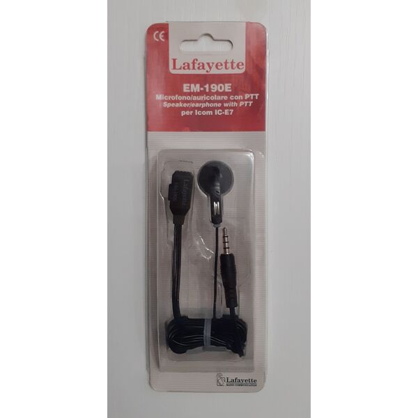 Lafayette EM-190E Auricolare Microfono per ICOM IC-E7