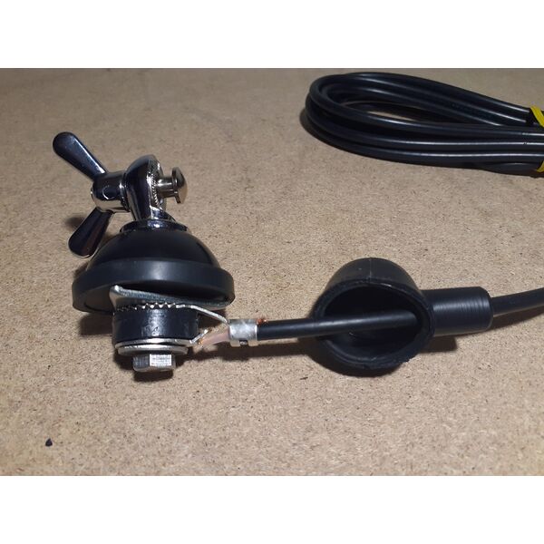 Lemm Base per Antenna + Cavo + Vite a Farfalla per Antenne Lemm e Similari