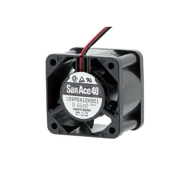 VENTOLA 40x40x28mm Ventolina 12 Volt DC 4x4x2,8 Cm.12V 0.19A Sanyo