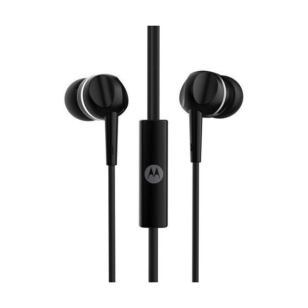 Auricolari Motorola Mod.Pace105 colore Nero con Microfono jack 3,5mm
