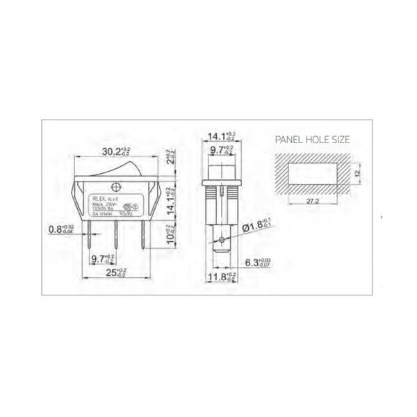 Deviatore da Pannello RL 15Y