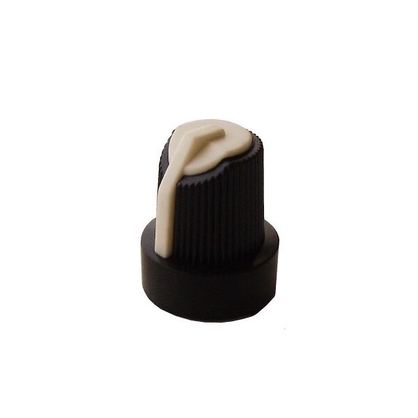 Manopola con indice Bianco Diametro perno 6mm