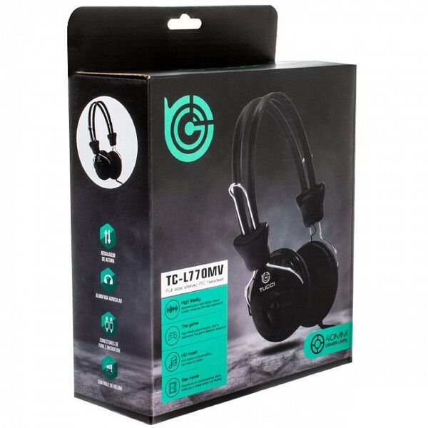 Cuffie con microfono Tucci L770MV Nero