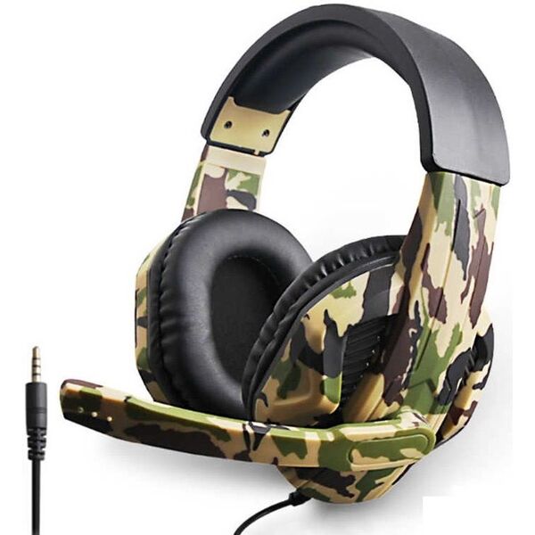 Cuffie gaming con microfono Tucci A1 ARMY - Camouflage
