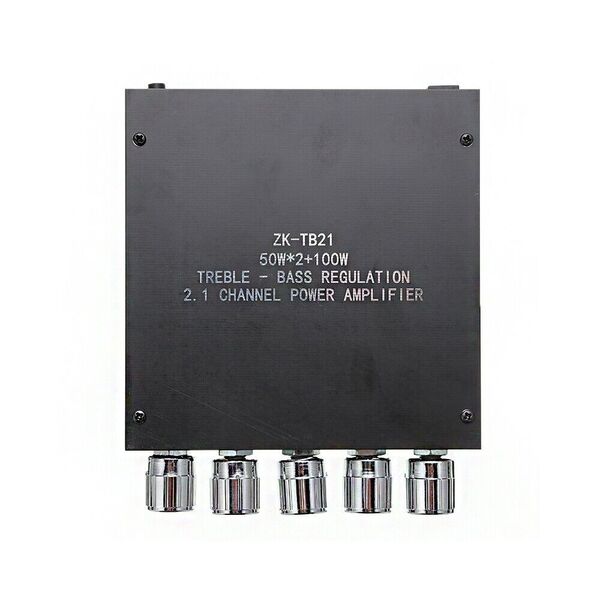Amplificatore 2.1 digitale con Bluetooth - 2x50W + 100W per uscita Subwoofer
