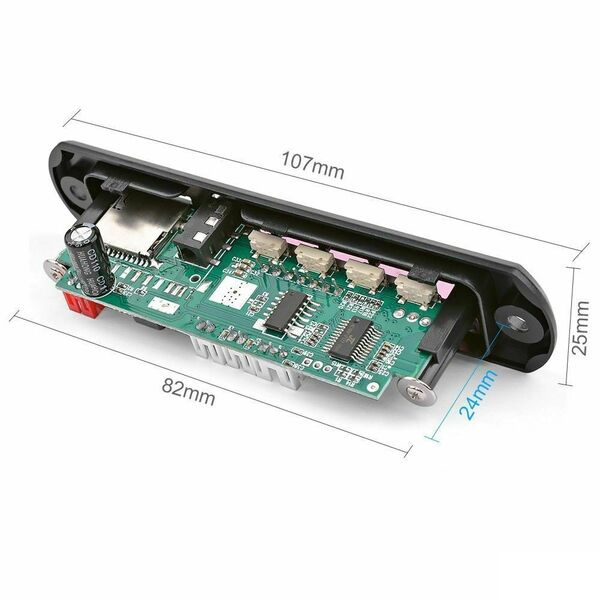Modulo MP3 WMA con Bluetooth - USB - SD - FM per amplificatore