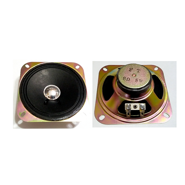 Altoparlante Mylar 100mm 8 Ohm con flangia