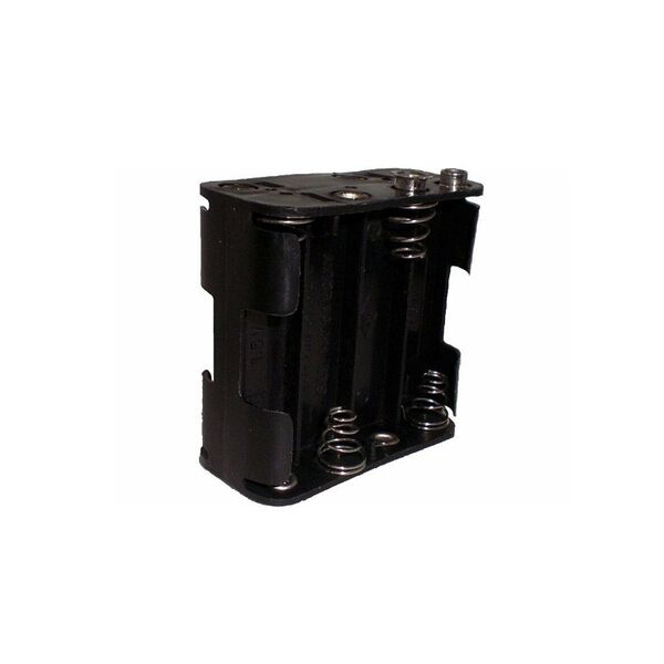 CONTENITORE PORTAPILE 8 STILO CON CLIP AA 59 x 59 x 29 mm