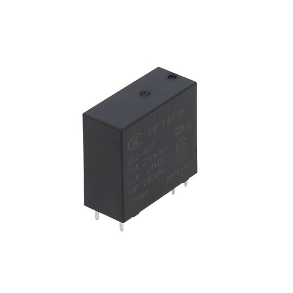 Relè monostabile HF14FW Monopolare normalmente aperto bobina 12V cc