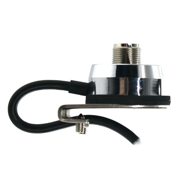Supporto Staffa + Cavo Centro Tetto Attacco PL per Antenna CB HF VHF UHF SO-239 e PL 259
