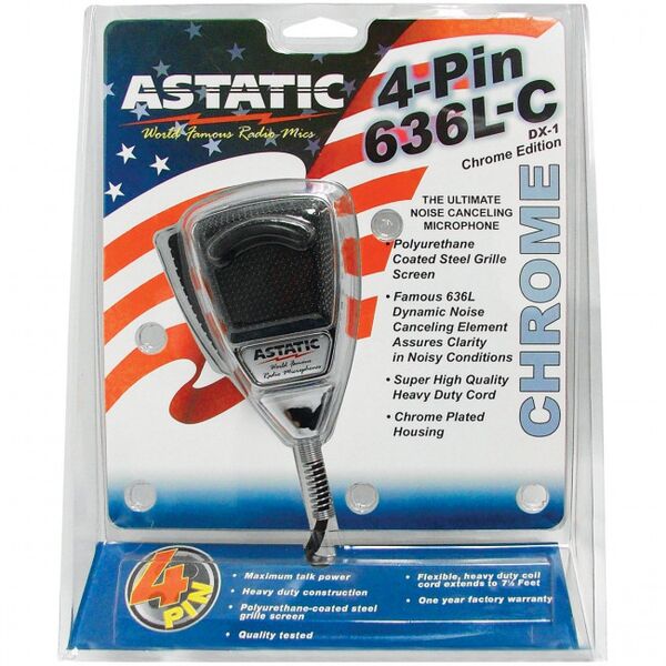 ASTATIC AST-636L-C MICROFONO A CANCELLAZIONE DI RUMORE