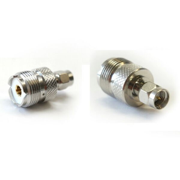 Connettore Adattatore da SMA Maschio a PL 259 UHF Femmina