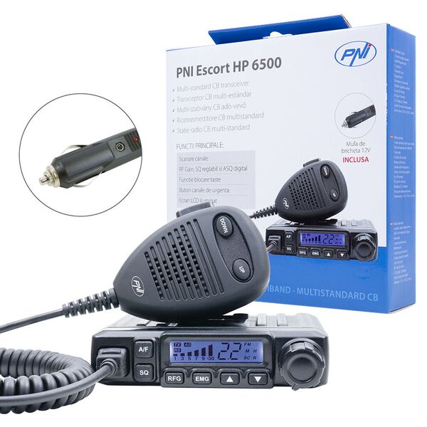 PNI Escort HP 6500 Versione Export Radio CB 400 Canali AM-FM 10W