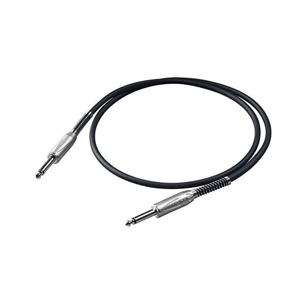 PROEL BULK100LU10 - Cavo per Strumenti Jack Mono 6.3 mm a jack Mono 6.3 mm - 10mt