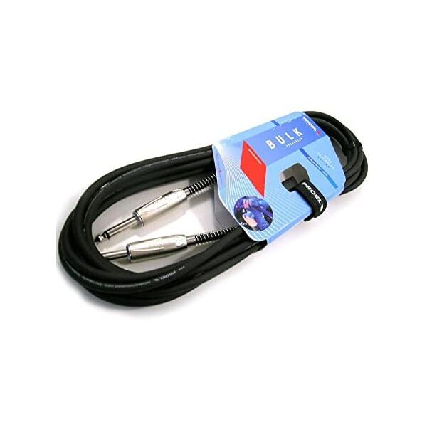 PROEL BULK100LU10 - Cavo per Strumenti Jack Mono 6.3 mm a jack Mono 6.3 mm - 10mt