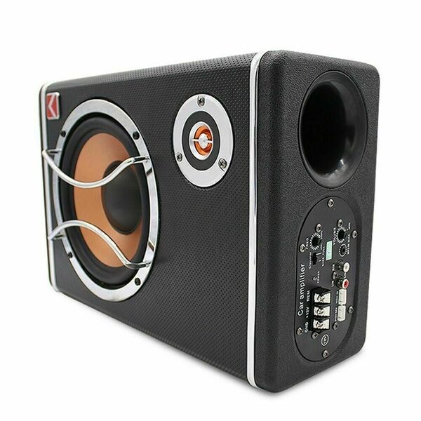Subwoofer Amplificato Attivo 480W Sub Woofer per Auto Ultra Piatto x Cofano baule