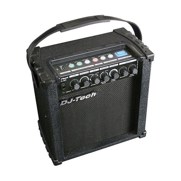 DJ-Tech HA-10 Amplificatore portatile per chitarre 20W USB 6 effetti