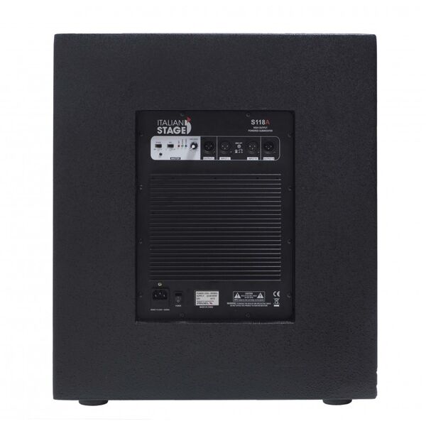 Italian Stage IS S118A Subwoofer amplificato in legno 700W 18" by Proel