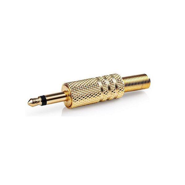 Connettore Jack Mono Maschio da 3,5 mm. Placcato oro