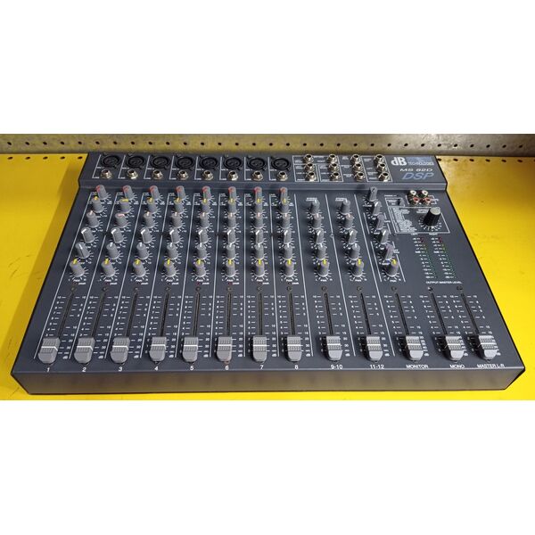 Mixer audio 12 canali db tecnologes MS 82D con effetti