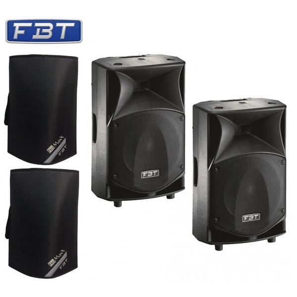 FBT JMaxX 112A V2 + Cover V64 Coppia Casse Amplificate Attive Professionali 1800W