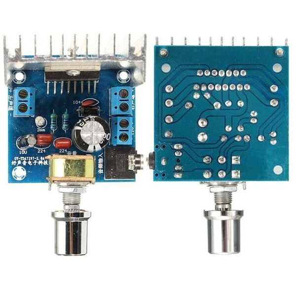 Amplificatore audio di potenza DC12V 2x15W 2 canali TDA7297