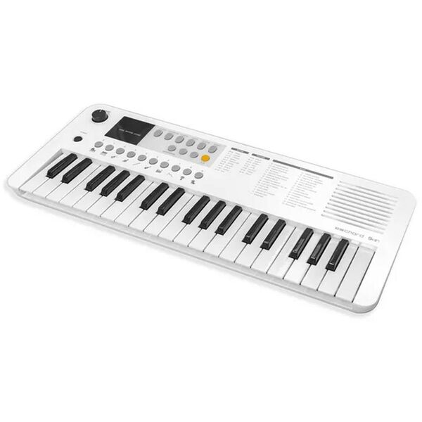 FBT E-Chord SK37 Mini Tastiera Pianola Digitale da 37 Tasti e 32 Voci 100 Suoni Bianca
