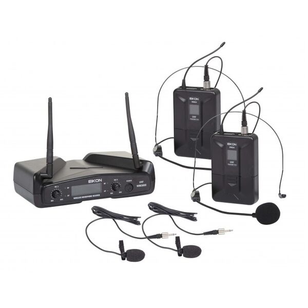 Eikon WM300DH By Proel Radiomicrofoni UHF Doppio Archetto + Spillo