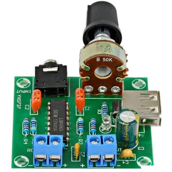 Mini amplificatore audio stereo 5V 5W 2 canali CM2038