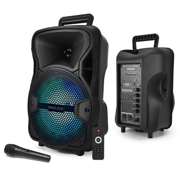 Karma DJOON 08 Cassa Amplificata Attiva a Batteria con Microfono Wireless
