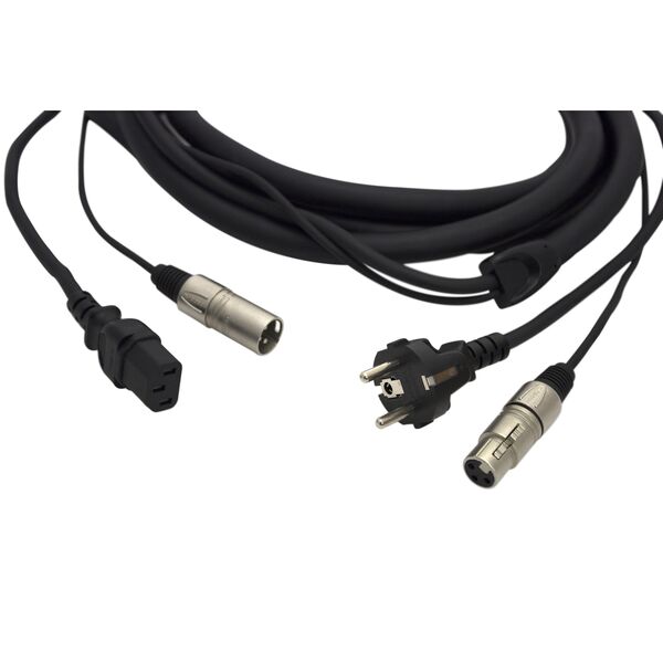 Proel PH080LU05 Cavo Phono Rete Prolunga Segnale XLR Cannon + alimentazione
