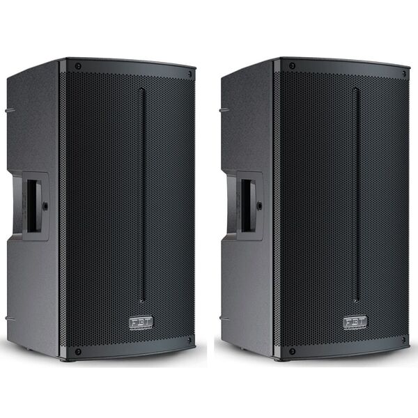 FBT X-lite 115A V2 + COVER XL-C15 Coppia Casse Amplificate Attive Professionali 15" 3000W Bluetooth 5.0
