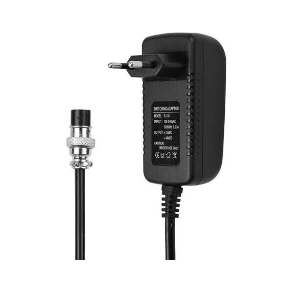 Alimentatore Switching per Mixer + 15V, - 15V, + 48V connettore a 4 pin