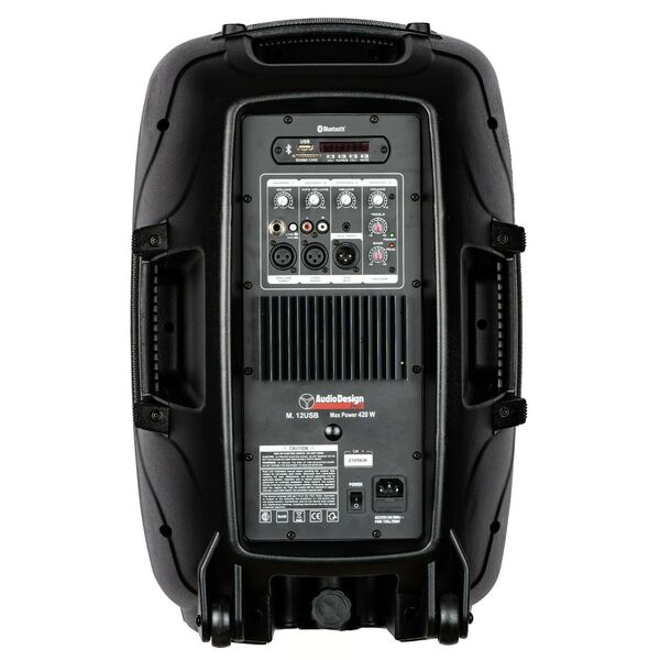 AudioDesign M.12USB Box Cassa Amplificata Attiva con USB e bluetooth