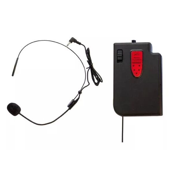 Audiodesign M2 HS1 - HS2 Bodypack con microfono ad archetto per diffusori a batteria serie M1 e M2
