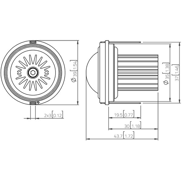 LaVoce Italiana TN101.00 SOFT DOME TWEETER NEODIMIO 1" 8 Ohm 30W V.C. 25mm 92Db