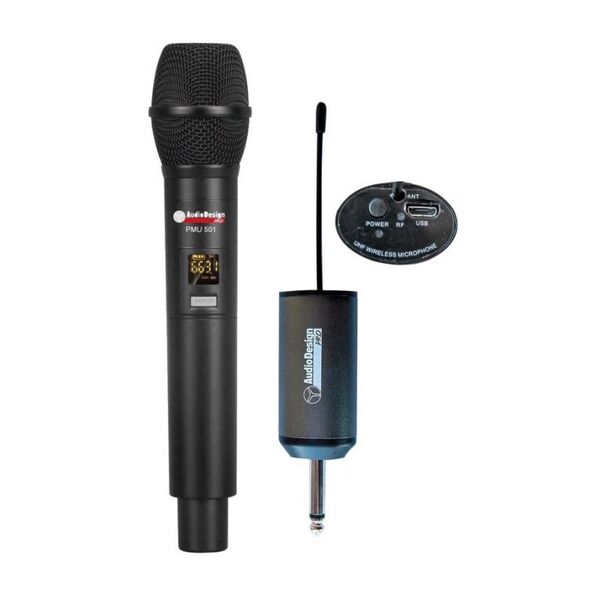 Audiodesign PMU 501 Microfono Wireless  Palmare a Gelato