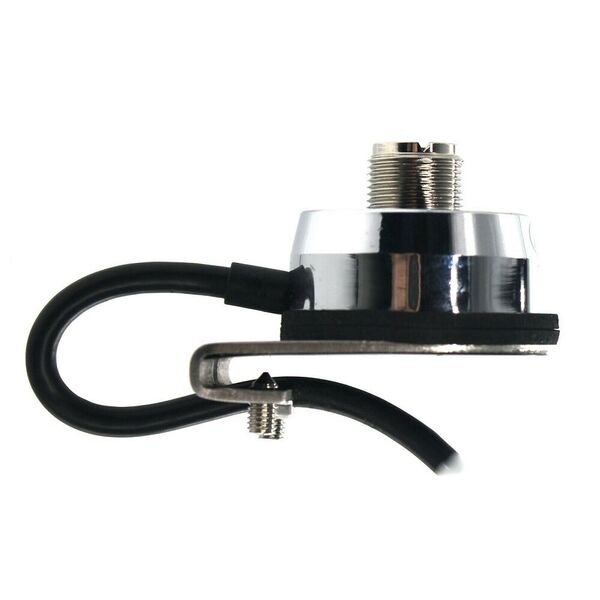 TELECOM T-1500 Antenna CB Veicolare PL Inclinabile + Cavo PL/PL intestato su staffa a Baule