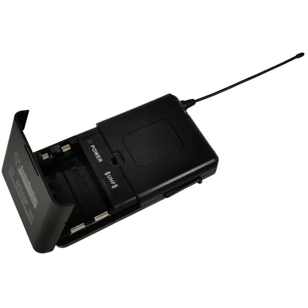 AudioDesign PMU 212BP Radiomicrofoni Wireless UHF 2 Ch. + 2 Microfoni ad archetto con body pack